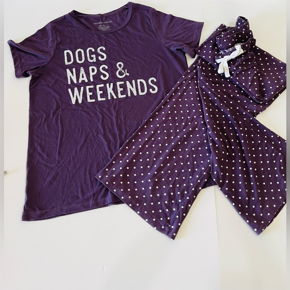 Purple Women’s Pajamas Set